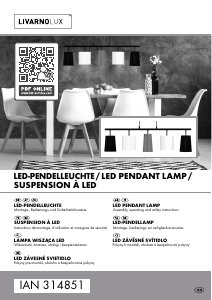 Manual LivarnoLux IAN 314851 Lamp