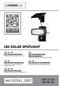 Manual LivarnoLux IAN 352241 Lamp