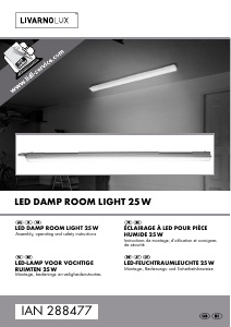 Mode d’emploi LivarnoLux IAN 288477 Lampe