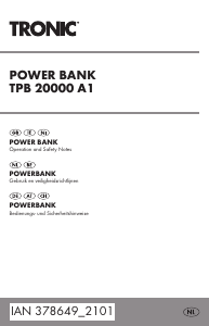 Manual Tronic IAN 378649 Portable Charger