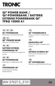 Instrukcja Tronic IAN 376215 Przenośna ładowarka