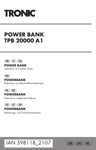 Brugsanvisning Tronic IAN 398118 Bærbar oplader