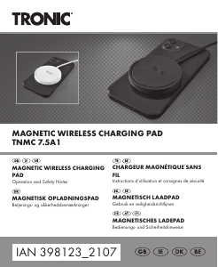 Brugsanvisning Tronic TNMC 7.5 A1 Trådløs oplader