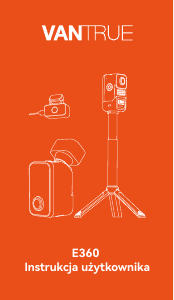 Instrukcja Vantrue E360 Action cam