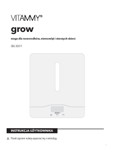 Instrukcja Vitammy SBS-30311 Grow Waga