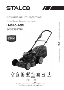 Handleiding Stalco LMS40-46BL Grasmaaier