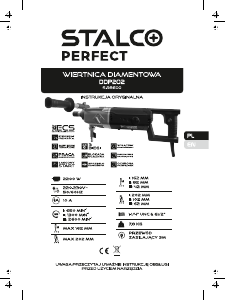 Instrukcja Stalco DDP202 Wiertnica diamentowa