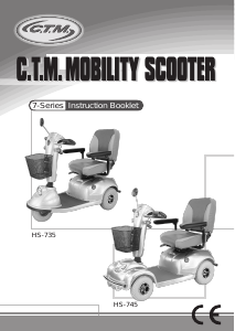 Bruksanvisning CTM HS-745 Rörlighet skoter