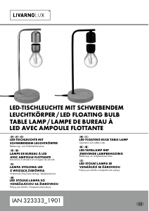 Manual LivarnoLux IAN 323333 Lamp