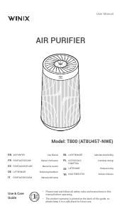 Manual Winix T800 Air Purifier