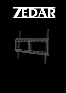 Bruksanvisning Zedar ZDR-TVX900 Väggfäste