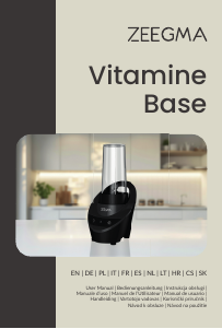 Priručnik Zeegma Vitamine Base Blender