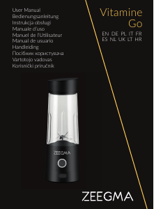 Priručnik Zeegma Vitamine Go Blender