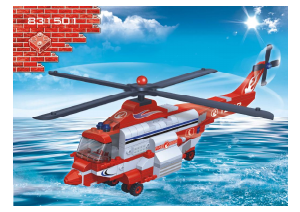 Bruksanvisning BanBao set 8315 Fire Räddningshelikopter