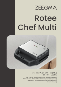 Manuale Zeegma Rotee Chef Multi Grill a contatto