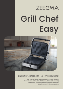 Manuale Zeegma Grill Chef Easy Grill a contatto
