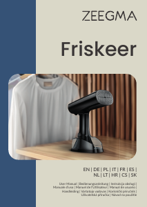 Bruksanvisning Zeegma Friskeer Handhållen steamer