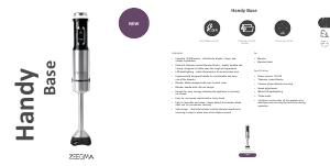Bruksanvisning Zeegma Handy Base Stavmixer