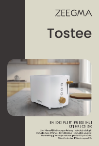 Manual Zeegma Tostee Toaster
