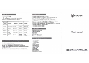 Manual Xunfox K80 Keyboard