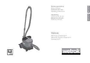Bedienungsanleitung Wetrok Durovac 11 Staubsauger