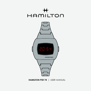 Bruksanvisning Hamilton American Classic PSR 74 Armbandsur