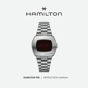 Bruksanvisning Hamilton American Classic PSR Armbandsur