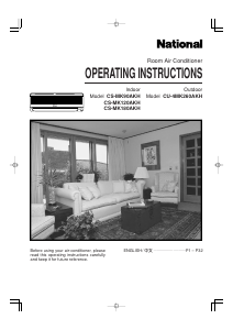 Manual National CS-MK120AKH Air Conditioner