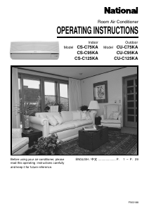 Manual National CS-C75KA Air Conditioner