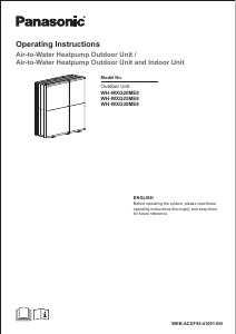 Manual Panasonic WH-WXG20ME8 Heat Pump
