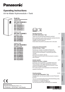 Handleiding Panasonic WH-UQ16HE8 Warmtepomp