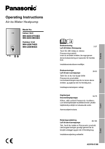 Käyttöohje Panasonic WH-UD07HE5 Lämpöpumppu
