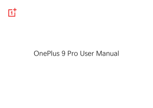 Handleiding 1+ 9 Pro Mobiele telefoon