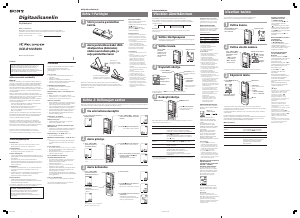 Käyttöohje Sony ICD-B100 Äänitallennin
