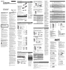 Manuale Sony ICD-SX56 Registratore vocale