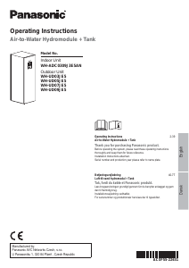 Brugsanvisning Panasonic WH-ADC0309J3E5AN Varmepumpe