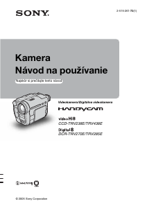 Návod Sony CCD-TRV238E Videokamera