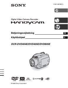 Brugsanvisning Sony DCR-DVD404E Videokamera