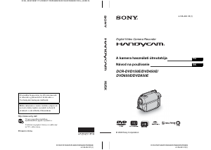 Használati útmutató Sony DCR-DVD850E Videokamera