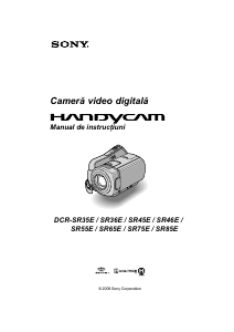 Manual Sony DCR-SR85E Cameră video