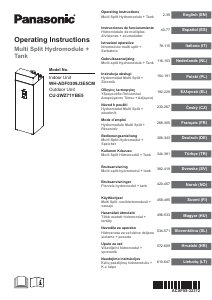 Manuale Panasonic WH-ADF0309J3E5CM Pompa di calore