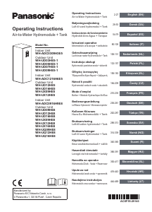 Brugsanvisning Panasonic WH-ADC0916H9E8 Varmepumpe