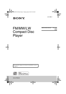 Manual de uso Sony CDX-GT565UV Radio para coche