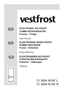 Brugsanvisning Vestfrost CI 3664 M NF L  Køle-fryseskab