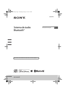 Manual Sony MEX-N4000BT Auto-rádio