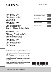 Brugsanvisning Sony MEX-N4300BT Bilradio