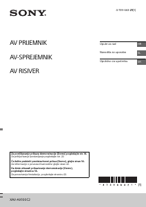 Priručnik Sony XAV-AX100C2 Radioprijamnik za automobil