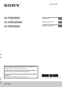 Priručnik Sony XAV-V10BT Radioprijamnik za automobil