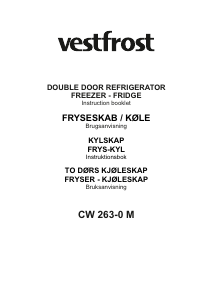 Manual Vestfrost CW 263-0 M  Fridge-Freezer