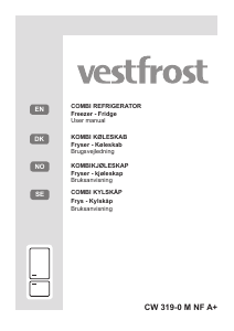 Handleiding Vestfrost CW 319-o M NF A+  Koel-vries combinatie